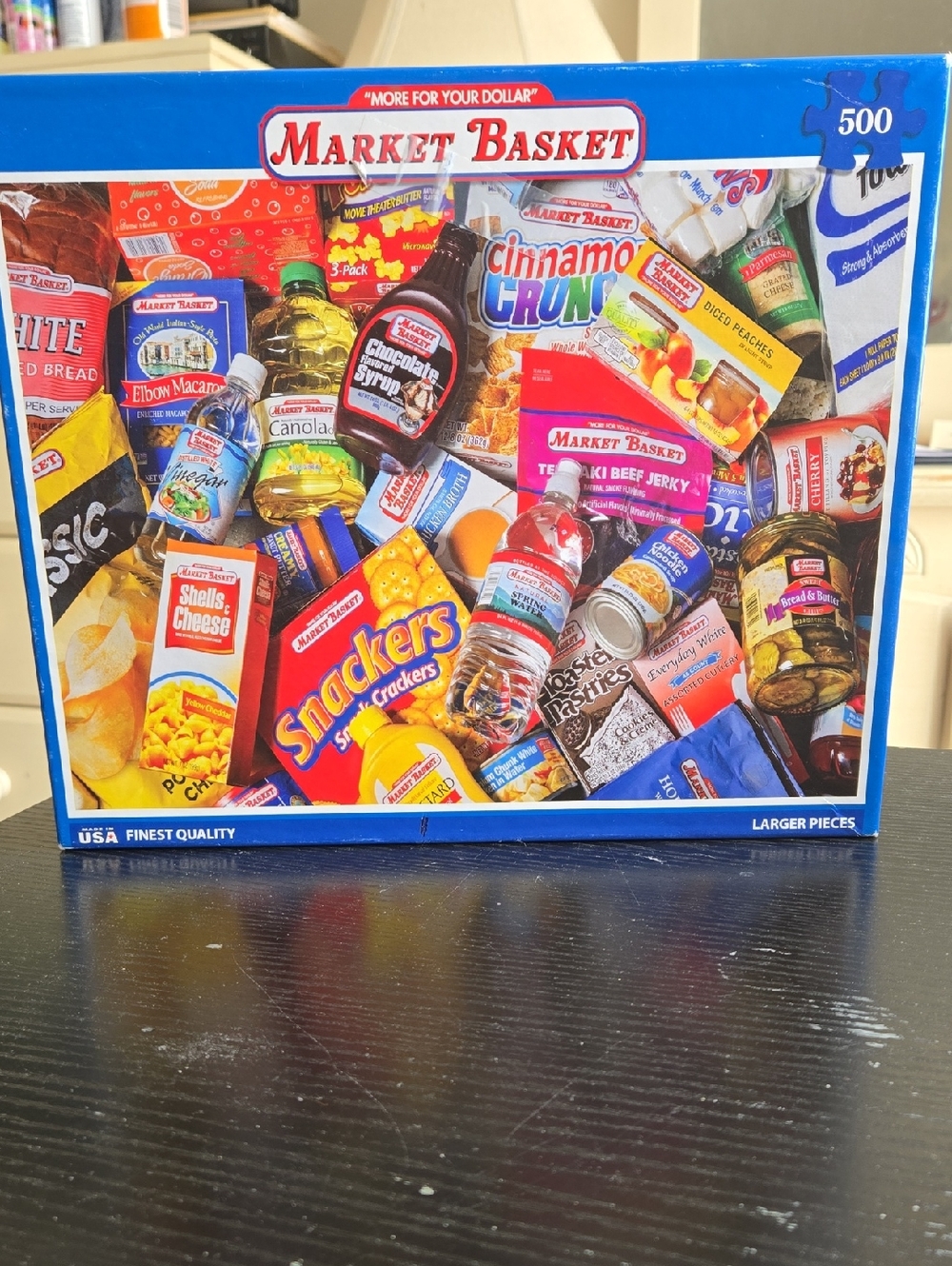 Market Basket 500-Piece Jigsaw Puzzle - Grocery Collage